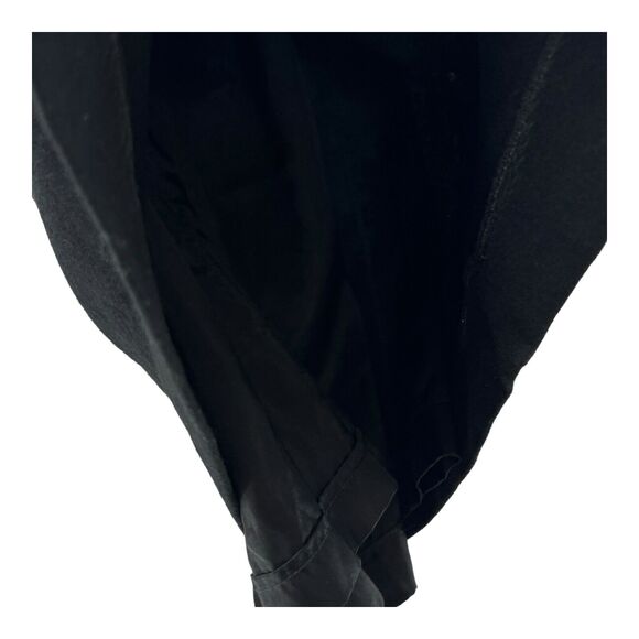 Vintage Leslie Fay Skirt Women 8 Black Straight Pencil BossBabe Witchy Academia - Picture 4 of 11